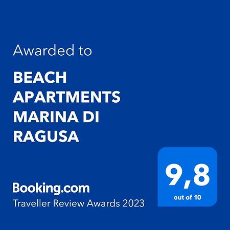 Beach Apartments Marina Di Ragusa Ngoại thất bức ảnh
